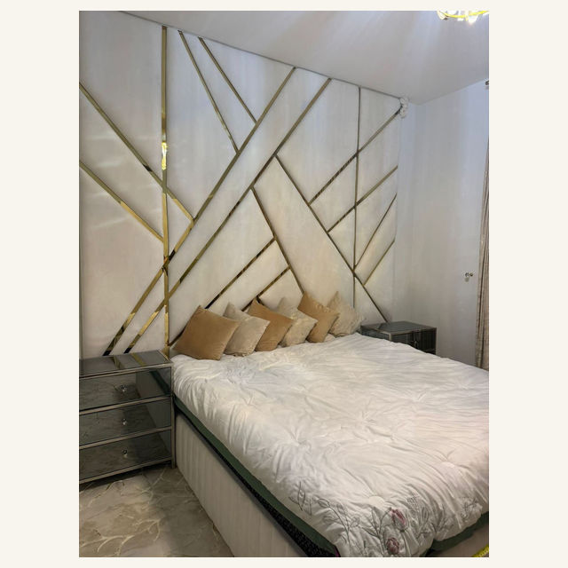 Craft Masters project: Bedroom Upholstered Headboard And Wall Feature