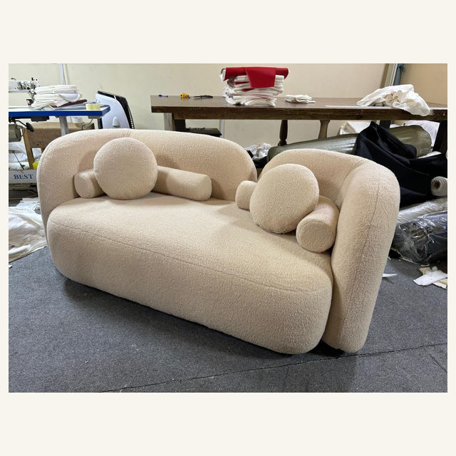 Craft Masters project: Cream Sculptural Loveseat