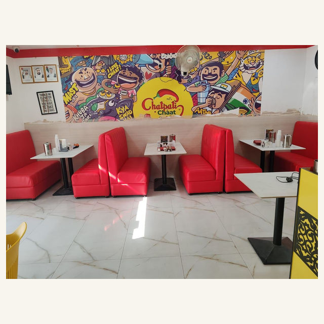 Craft Masters project: Red Restaurant Booth Seating