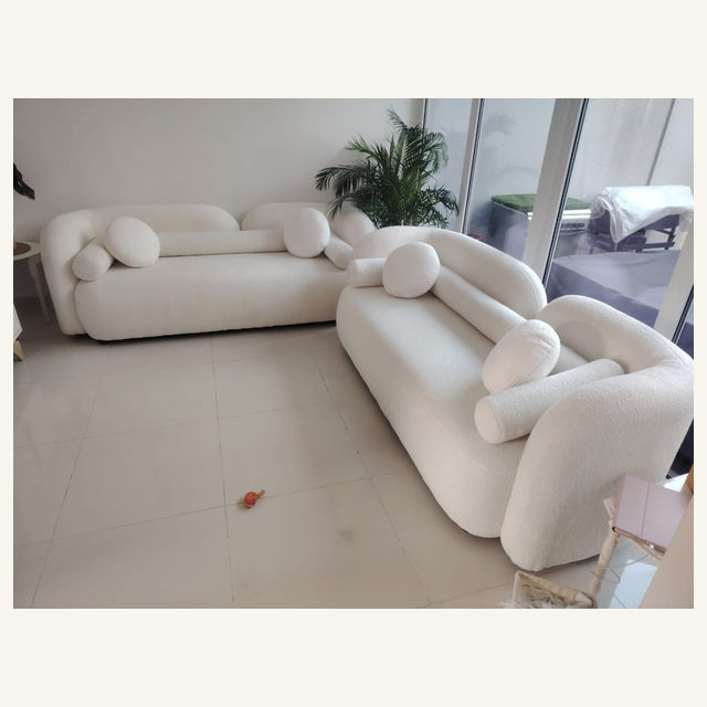 Craft Masters project: White Curved Sofas Living Room