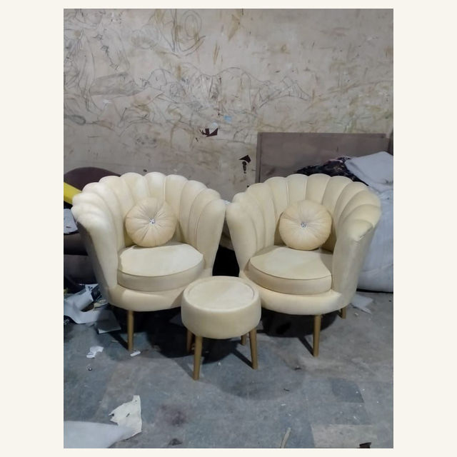 Craft Masters project: Cream Upholstered Lounge Chairs